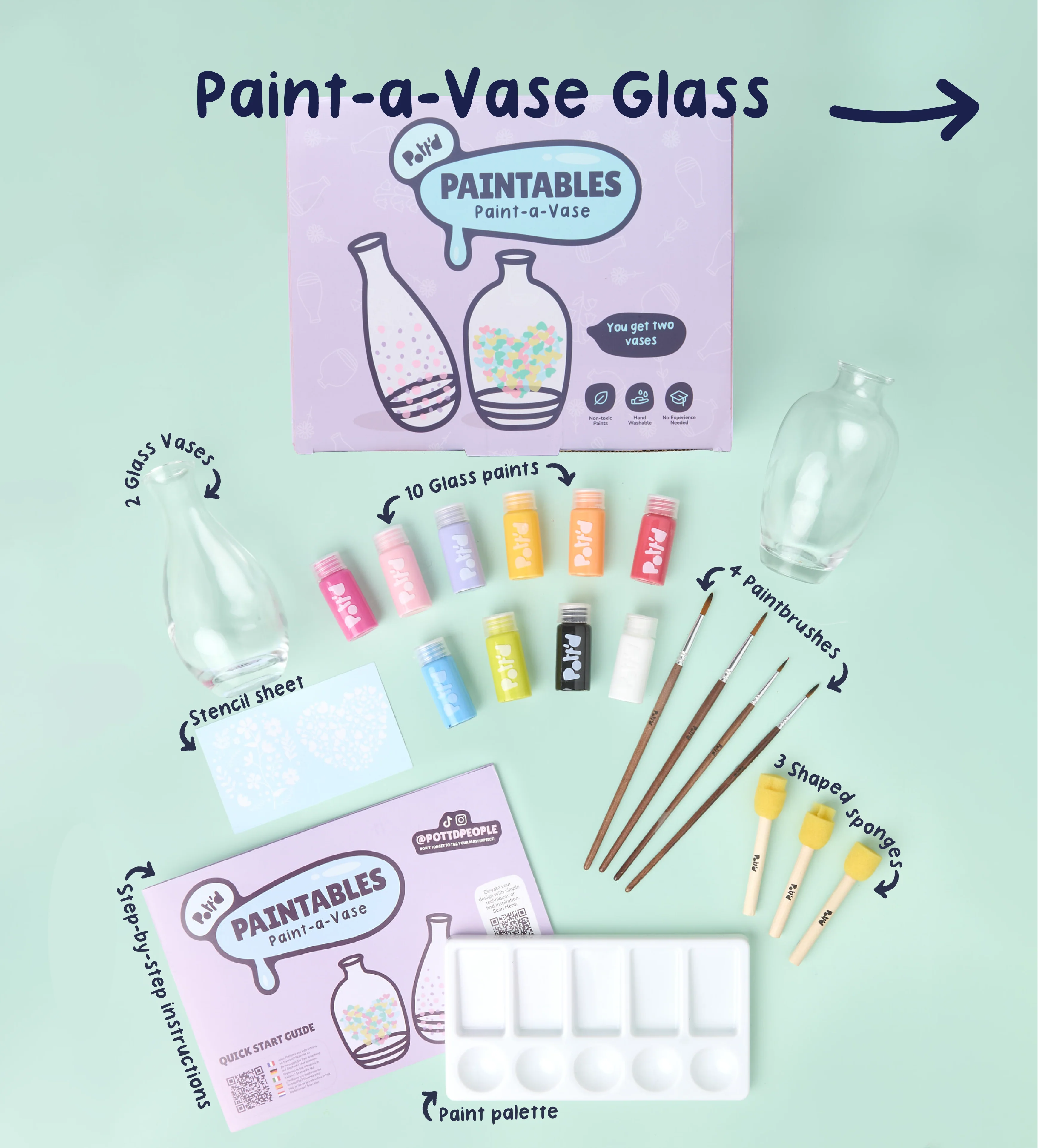 Ceramic & Glass Vase Painting Bundle - Image 5