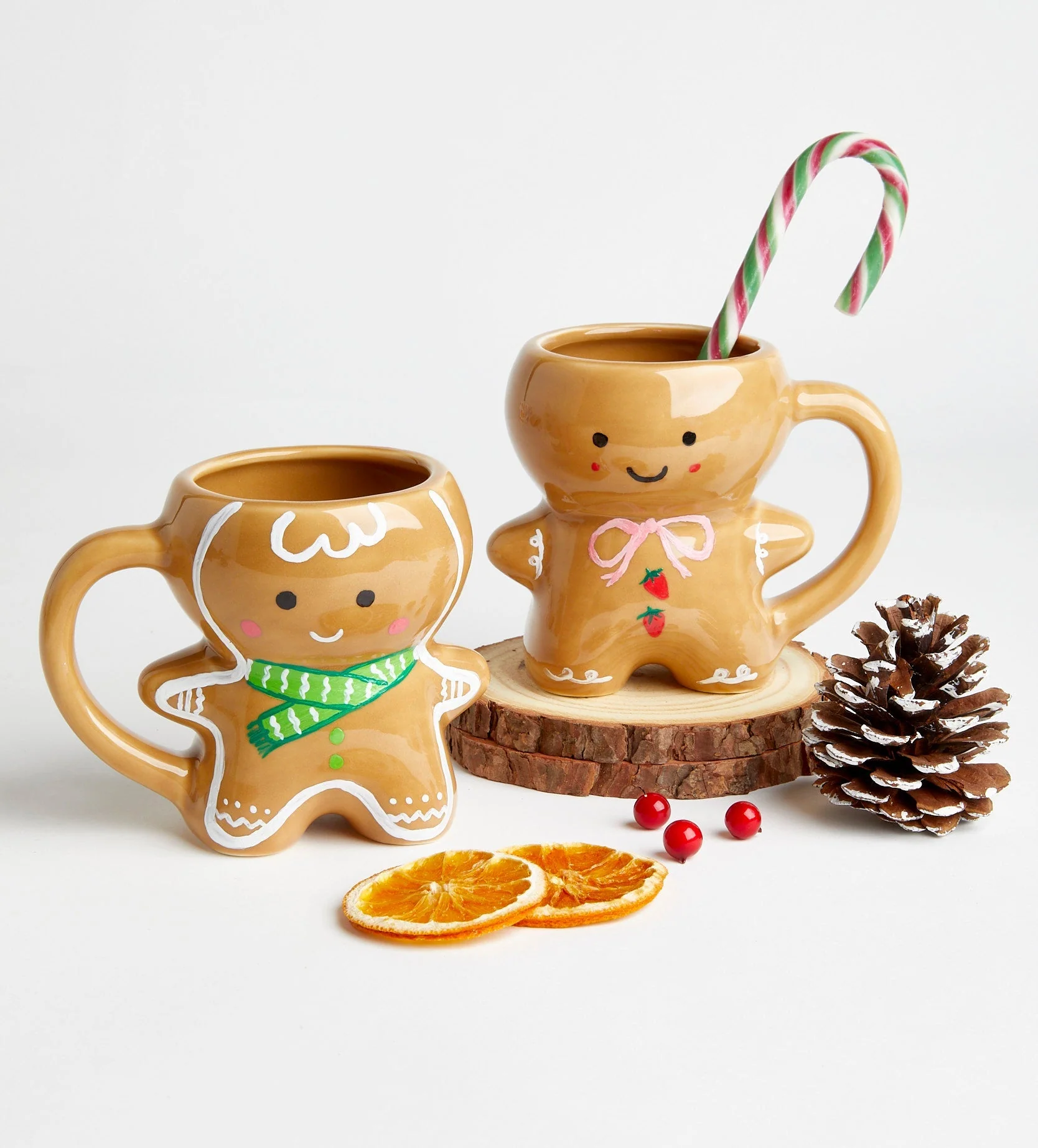 Christmas Gingerbread Paint-a-Mug x2 - Image 5