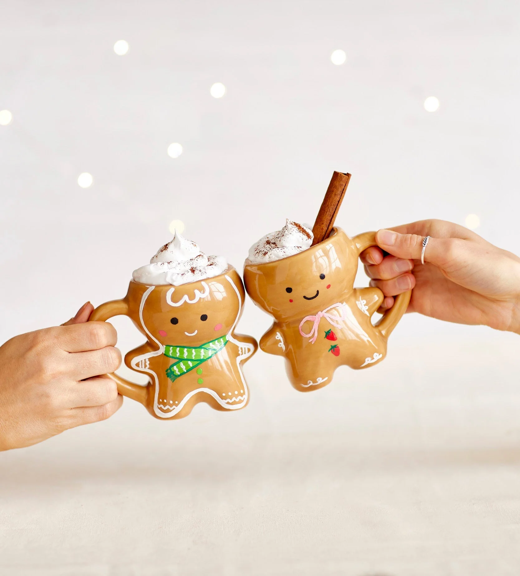 Christmas Gingerbread Paint-a-Mug x2 - Image 9