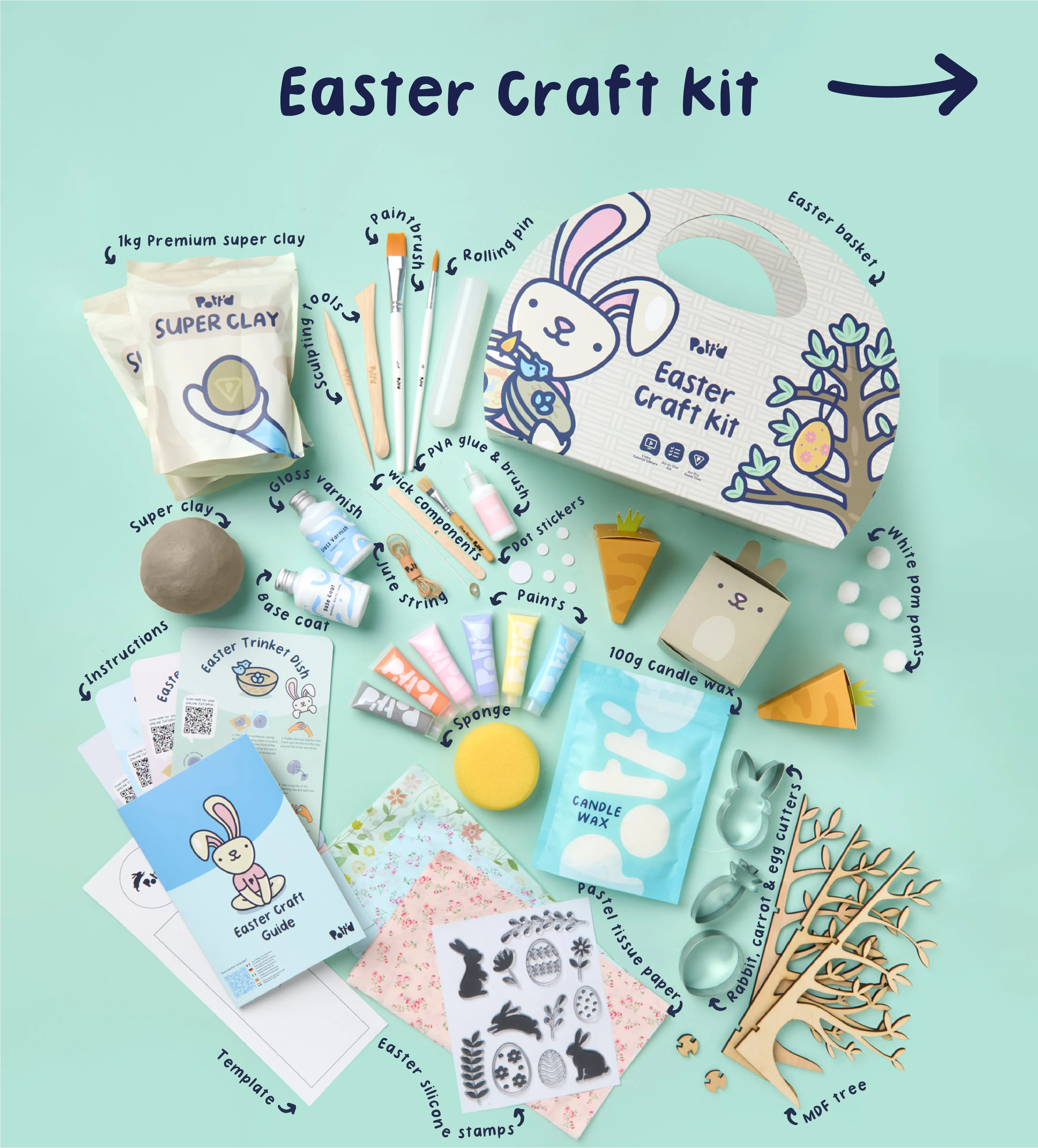 Creative Bunny Workshop: Easter Crafts & Mugs Bundle - Image 4